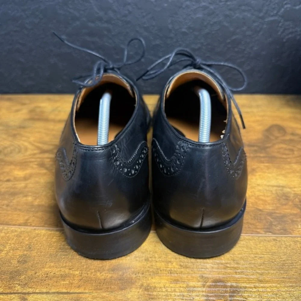 Cole Haan‎ American Classics C29552 Black Leather Wingtip Derby Mens 11.5D
